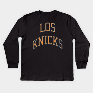 New York Los Knicks español Kids Long Sleeve T-Shirt